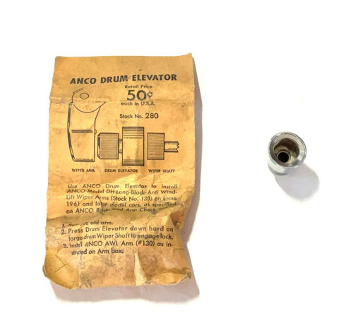 Anco 280 Drum Elevator for DH 130 Wiper Arms 1961 & Later Model Car NOS