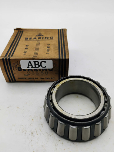 ABC Tapered Roller Bearing Cone #25580 NOS Made in USA