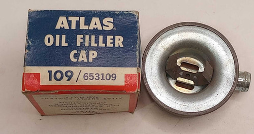 Atlas 109 Oil Filler Cap 653109 Made in USA