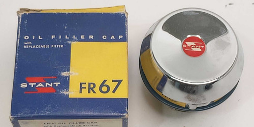 Stant Oil Filler Cap FR-67 fits Ford Cars 6 Cyl. OHV 1952-58 (see desc). Shop vintage car parts at ocpnw.com!