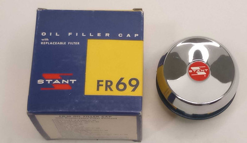 Stant Oil Filler Cap FR-69 Chev Chrysler Ford V8 Studebaker Willys 1948-66. Shop vintage car parts at ocpnw.com!