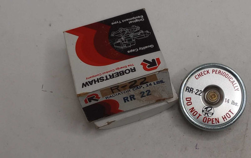 RobertShaw RR22 Radiator Cap Made in USA. Shop vintage car parts at ocpnw.com!