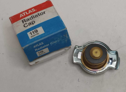 Atlas #119 644119 Pressure Safety Lift 14-17 LBS Radiator Cap Made in USA