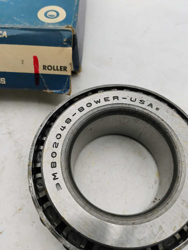 Bower M-802048 Tapered Roller Bearing Cone NOS Made in USA