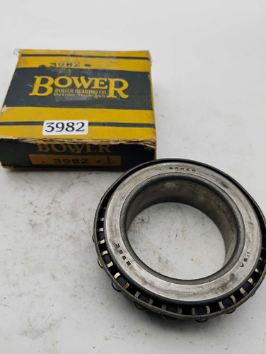 Bower 3982 Tapered Roller Bearing Cone NOS Made in USA