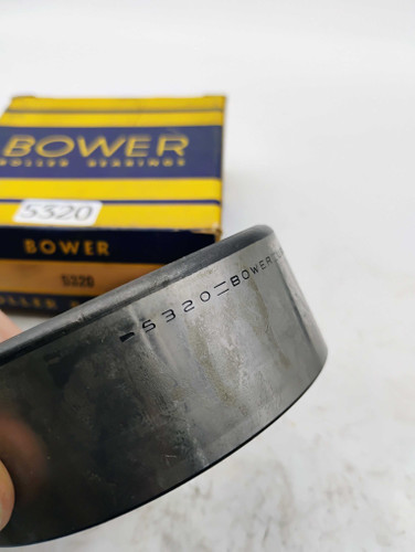 Bower 5320 Tapered Roller Bearing Cup NOS Made in USA