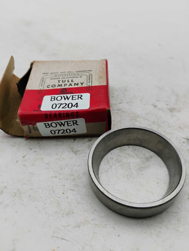 Bower 07204 Tapered Roller Bearing Cup NOS Made in USA