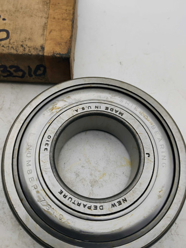 New Departure 3310 Double Row Ball Bearing 50x110x44.4mm NOS