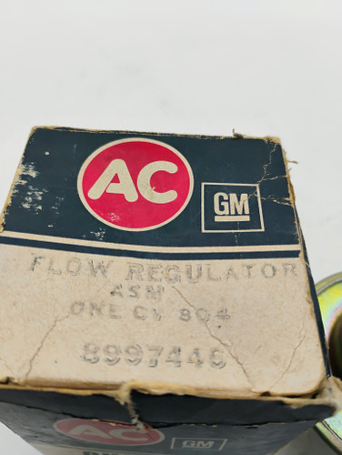 AC 8997446 Flow Regulator CV804 NOS Made in USA