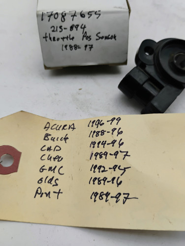 1988-97 Delco 17087655 Throttle Position Sensor NOS Made in USA