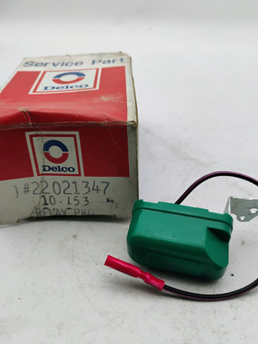 Delco 22021347 Windshield Wiper Washer Relay NOS Made in USA