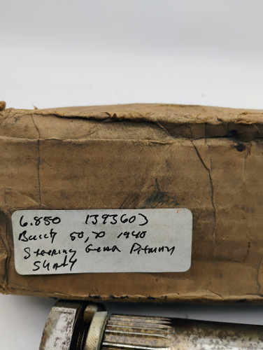 Buick 50 70 1940 1393603 Steering Pitman Shaft NOS Made in USA