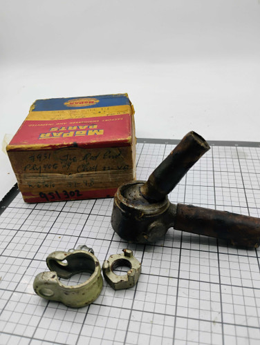 Chrysler 1940-48 Mopar 951302 Tie Rod End Pkg NOS Made in USA