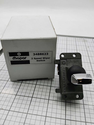 Dodge Polara Monaco 1972-73 Mopar 3488623 2-Speed Wiper Switch NOS Made in USA