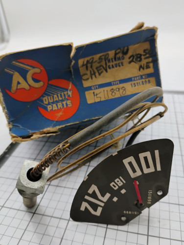 NOS AC 1511898 Thermo Gauge Temperature Chevy Chevrolet Truck Pickup 1949 1950