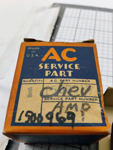 1942-48 Chevrolet Passenger AC 1500969 Ammeter Gauge NOS Made in USA