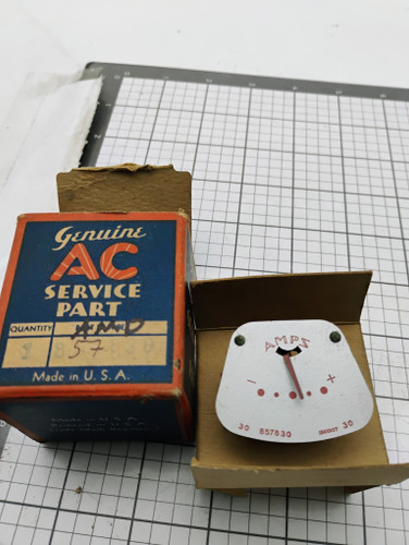 1937 Oldsmobile AC 857830 Ammeter Gauge NOS Made in USA