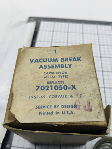 Corvair 6 1962-69 Replaces 7021050-X Vacuum Break NOS Made in USA