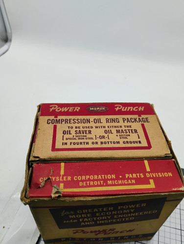 Mopar 898878 STD - .009 O/S Compression Oil Ring Package NOS Made in USA
