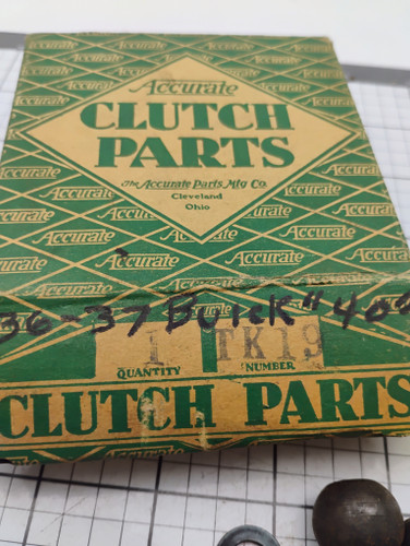 Buick 40 1936 1937 Accurate TK19 Clutch Parts NOS Made in USA