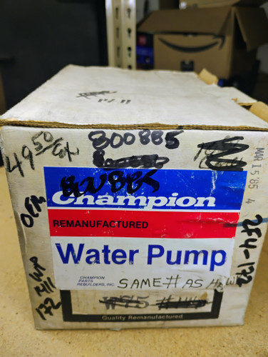 1966-71 Jeep CJ DJ 134 F-Head Rebuilt Water Pump WP-1411 800885