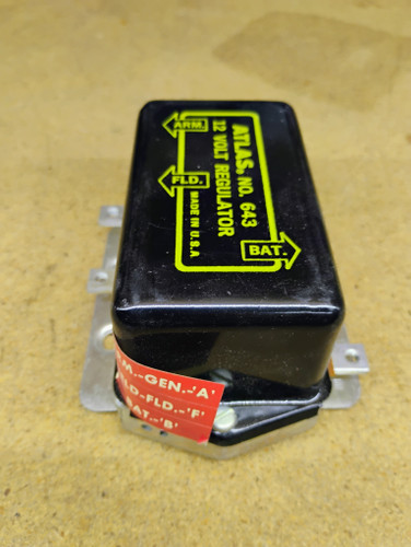 BorgWarner R185 12V Voltage Regulator NORS Made in USA