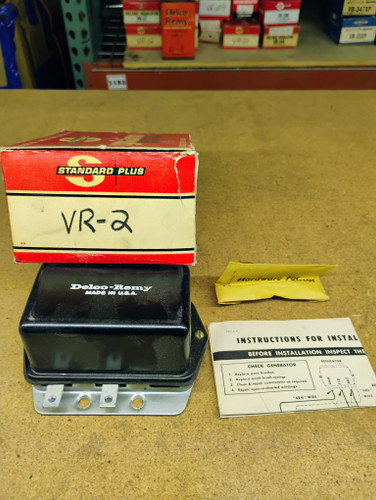 Delco Remy VR2 Voltage Regulator NOS Made in USA