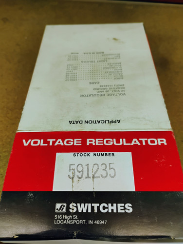 1960-62 Chevrolet GMC Truck Ji Switches 591235 Voltage Regulator Rebuilt Made in USA
