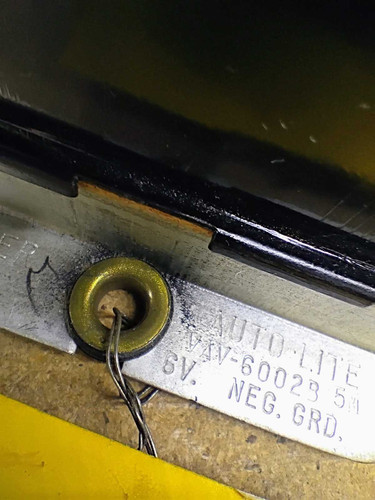 Vintage 6v Neg Gnd Voltage Regulator Autolite Grx-73 Jeep Military 41-45 Vav-6002b