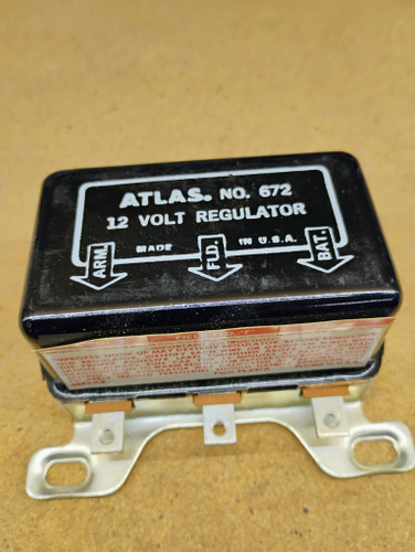 Atlas 672 Voltage Regulator Rebuilt Made in USA 655372