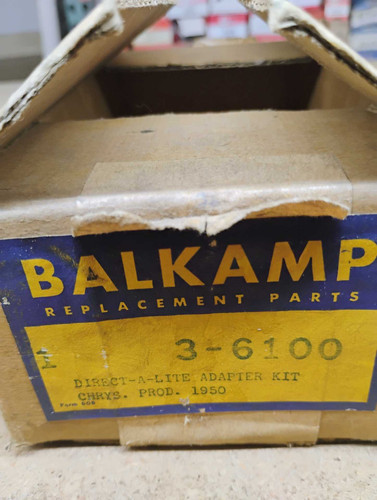 Chry Dod Ply 1950 Balkamp 3-6100 Direct-A-Lite Adapter Kit NORS Made in USA
