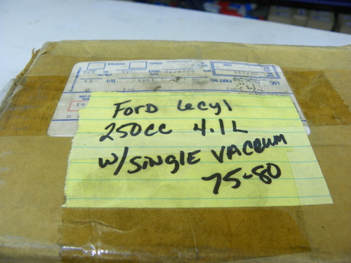 Ford 6 Cyl. 250cc 4.1L 1975-80 Motorcraft D6DZ-12127-B DA-1481 Distributor NOS Made in USA