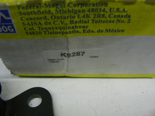 Moog Idler Arm MAZDA B2000 B2200 FORD Courier 1981-1984 K9287 323200UA04