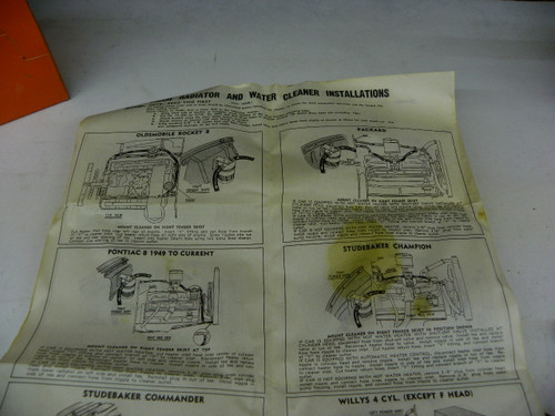 Fram FR10-1 Radiator and Water Cleaner NOS Made in USA