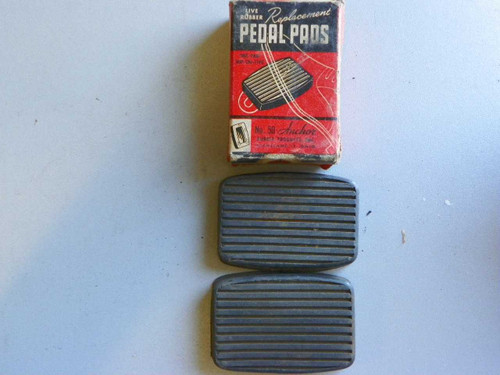 Anchor 50 Brake Clutch Pedal Pads 1932-1946 Pontiac 1934-1939 Olds Buick NORS