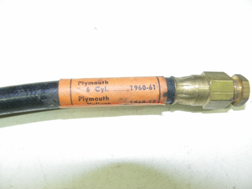 Coronet 1322 Fuel Line 1960-1961 Plymouth Valiant Savoy Belvedere 6-Cyl NOS