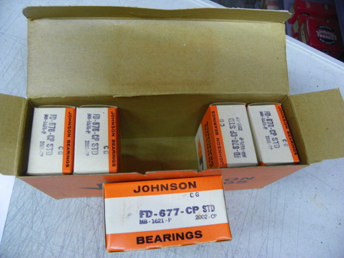 Johnson SET-507 STD Main Bearing Set for 1954-1964 Ford, Mercury, and Edsel Y-Block V8 restoration