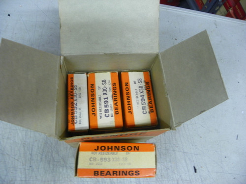 Johnson SET-83 Main Bearing Set for 1954-1962 Chevrolet Truck L6 235 261 .030 restoration