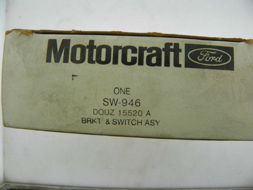 Vintage MOTORCRAFT SW946 Backup Light Switch & Bracket 69-71 Ford Van (NOS)