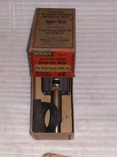 Ford Truck 1932-36 V8 Wohlert Water Pump Repair Kit 1E 51-18515. Shop vintage car parts at ocpnw.com!