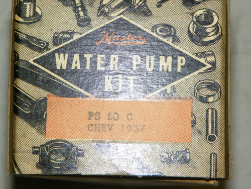 Master Chevrolet 1937 Master Water Pump Repair Kit Part No.: PS50C OCPNW