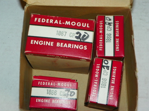 Oliver 6 1550 1965-67 Waukesha Federal Mogul Engine Bearings 902M-20 (.020)