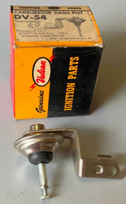 Chevrolet 8 Cyl 1963 Vulcan Carburetor DashPot 3828485 DV-54 NOS. Shop vintage car parts at ocpnw.com!