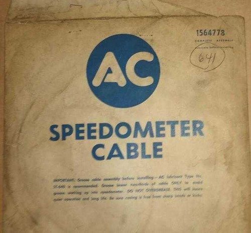AC Speedometer Cable Part No. Type: 641. Shop vintage car parts at ocpnw.com! AC Speedometer Cable Part No. Type: 641. Shop vintage car parts at ocpnw.com!