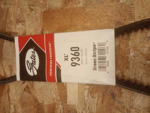 Accessory Drive Belt-High Capacity V-Belt(Standard) Gates 9360. Shop vintage car parts at ocpnw.com! Accessory Drive Belt-High Capacity V-Belt(Standard) Gates 9360. Shop vintage car parts at ocpnw.com!