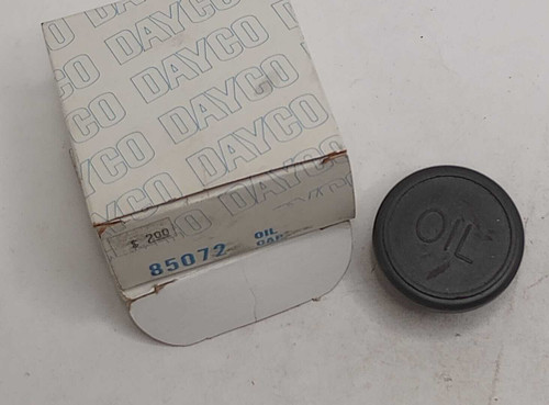 Dayco 85072 Oil Filler Cap Fits 85-88 Cadillac 86 Jeep GMC (See Descr for Fit). Shop vintage car parts at ocpnw.com! Dayco 85072 Oil Filler Cap Fits 85-88 Cadillac 86 Jeep GMC (See Descr for Fit). Shop vintage car parts at ocpnw.com!