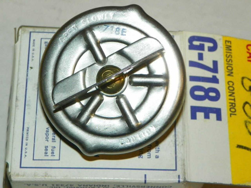 Stant Gas Cap: G-718E 1975-76 Dodge Plymouth Chrysler Buick NOS. Shop vintage car parts at ocpnw.com! Stant Gas Cap: G-718E 1975-76 Dodge Plymouth Chrysler Buick NOS. Shop vintage car parts at ocpnw.com!