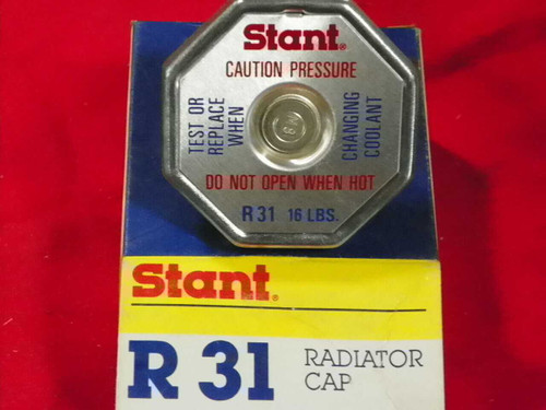 Stant R31 Radiator Cap 16 lbs 77-79 Nova 67-74 Barracuda (See Desc for More). Shop vintage car parts at ocpnw.com!