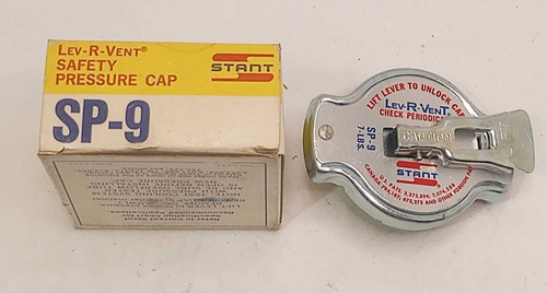 Stant SP9 Lev-R-Vent Radiator Cap 52-62 Corvette 53-56 Hudson (See Desc For Fit). Shop vintage car parts at ocpnw.com! Stant SP9 Lev-R-Vent Radiator Cap 52-62 Corvette 53-56 Hudson (See Desc For Fit). Shop vintage car parts at ocpnw.com!