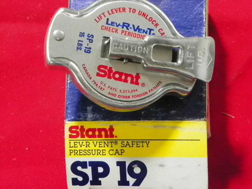 Stant SP19 Radiator Cap Chrysler Dodge 57-77 (See Desc for All Fitment). Shop vintage car parts at ocpnw.com! Stant SP19 Radiator Cap Chrysler Dodge 57-77 (See Desc for All Fitment). Shop vintage car parts at ocpnw.com!